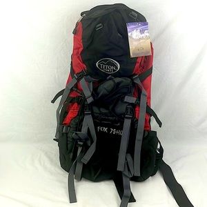 Teton Sports Fox 75x10 Camping Backpack BRAND NEW!